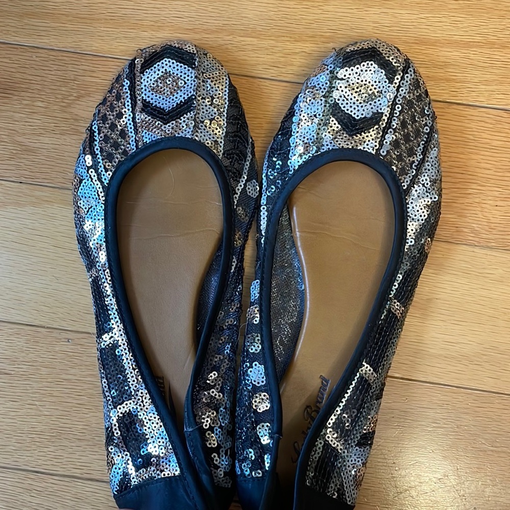 Great Condition! Lucky Brand Sequin Flats